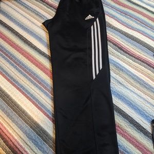 Mens black Adidas pants XL